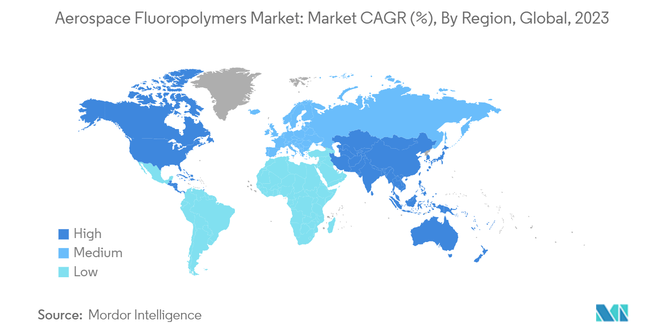 Aerospace Fluoropolymers Market Trends Aerospace Fluoropolymers Market - Growth Rate By Region (2023-2028)