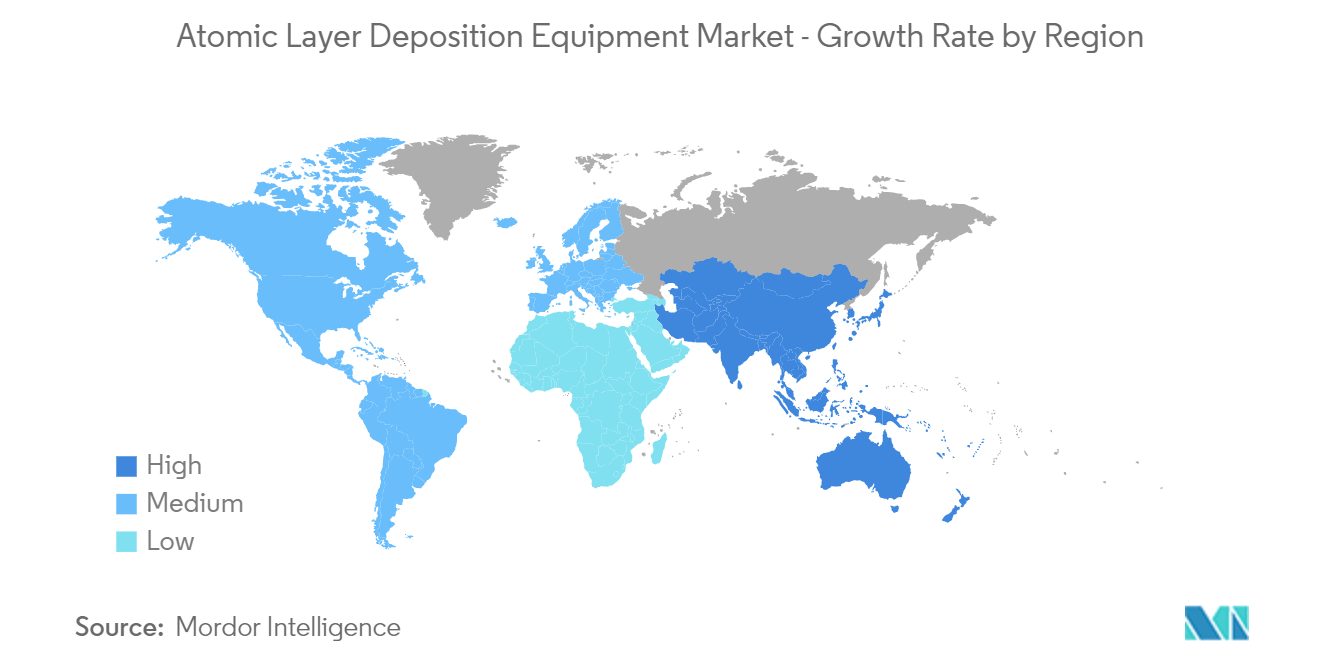 Atomic Layer Deposition Equipment Market Trends Atomic Layer Deposition Equipment Market - Growth Rate by Region
