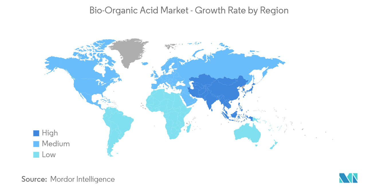 Bio-Organic Acid Market Trends Bio-Organic Acid Market - Growth Rate by Region