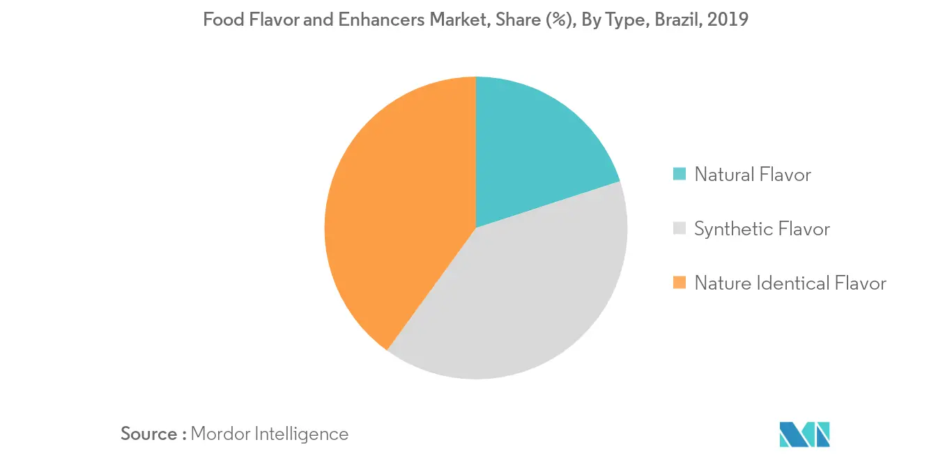 Brazil Food Flavor and Enhancer Market Trends Food Flavor and Enhancers Market, Share (%), By Type, Brazil, 2019