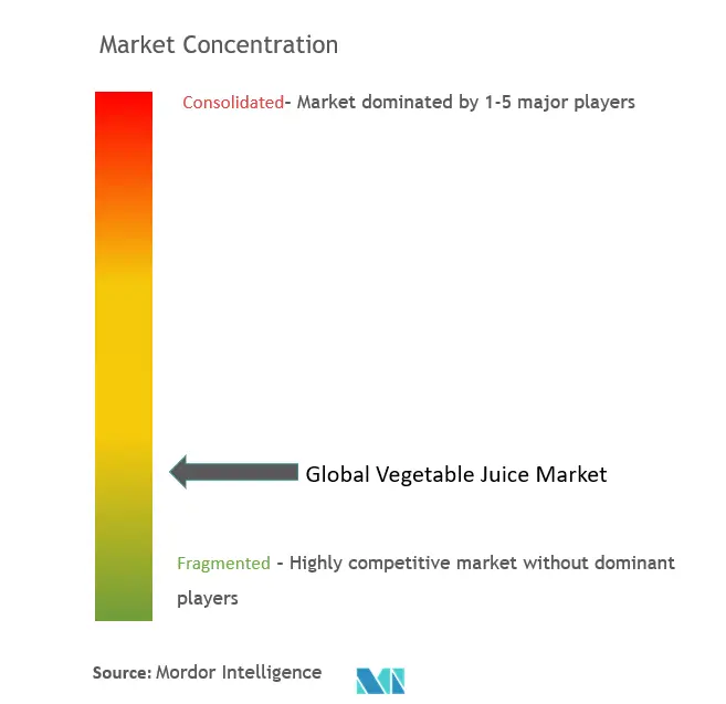 Vegetable Juice Market Concentration Vegetable Juice Market Concentration