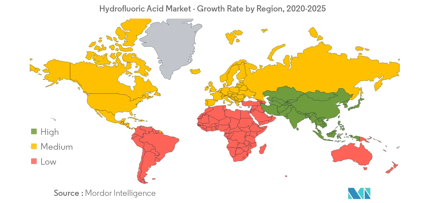 Hydrofluoric Acid Market Trends Hydrofluoric Acid Market Regional Trends