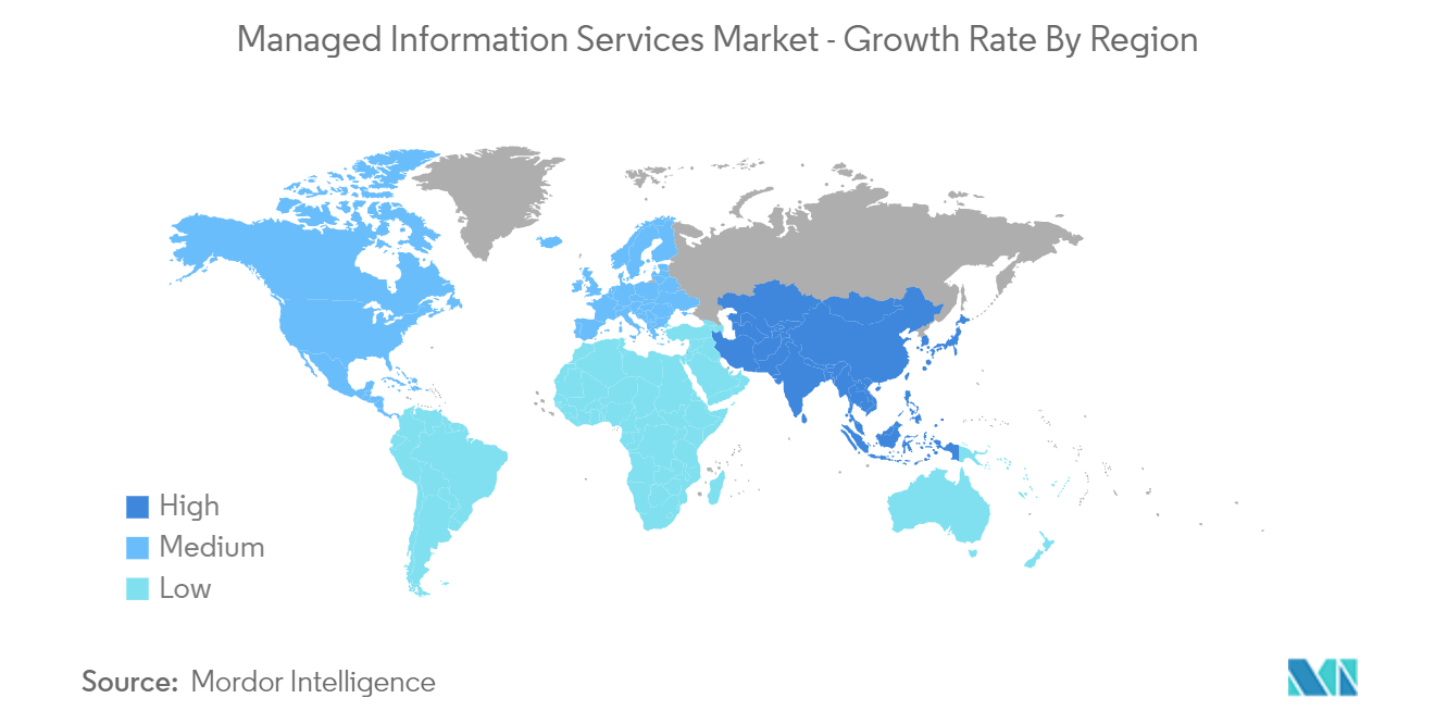 Managed Information Services Market Trends Managed Information Services Market - Growth Rate By Region