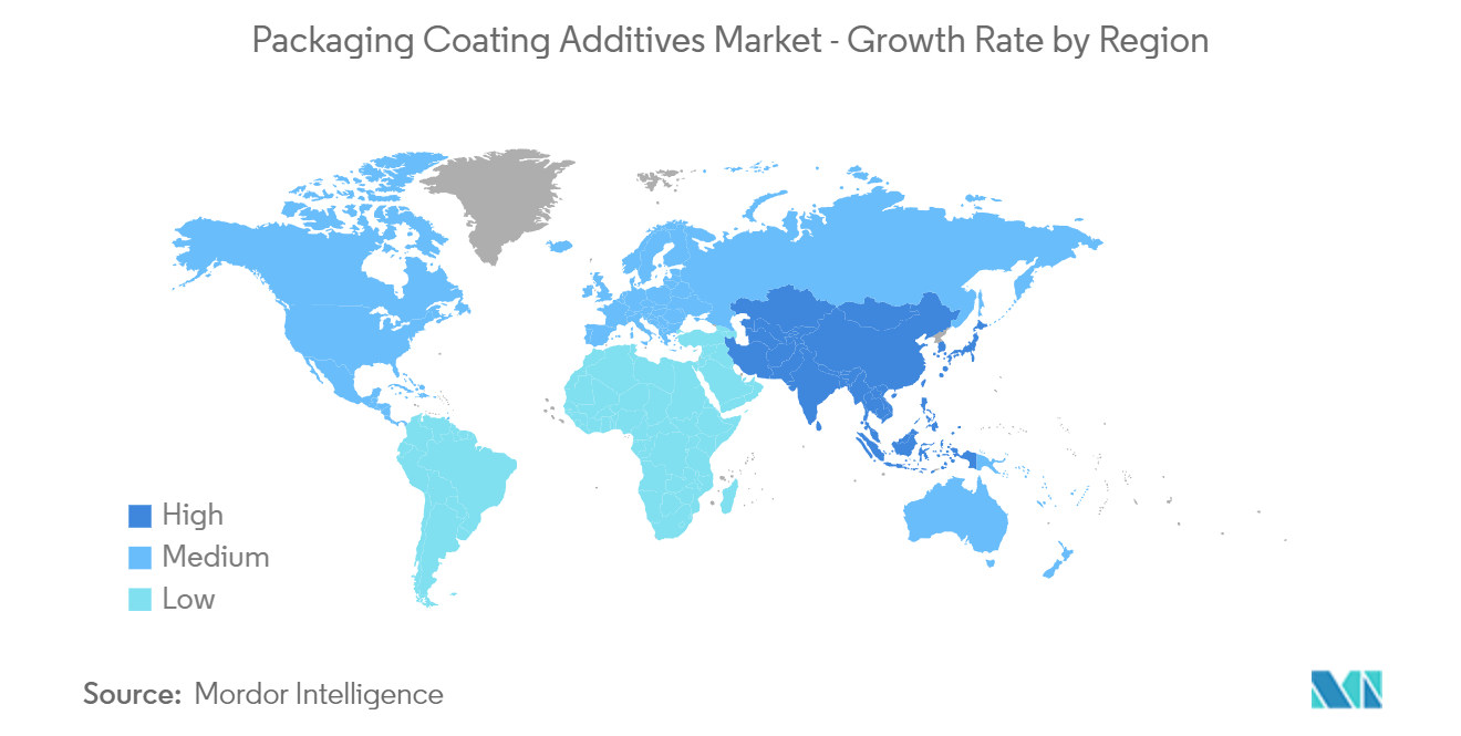 Packaging Coating Additives Market Trends Packaging Coating Additives Market - Growth Rate by Region