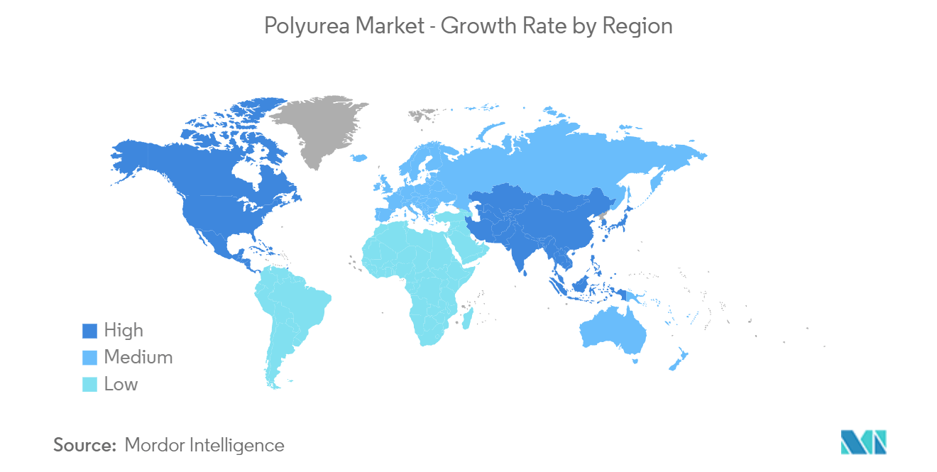 Polyurea Market Trends Polyurea Market - Growth Rate by Region