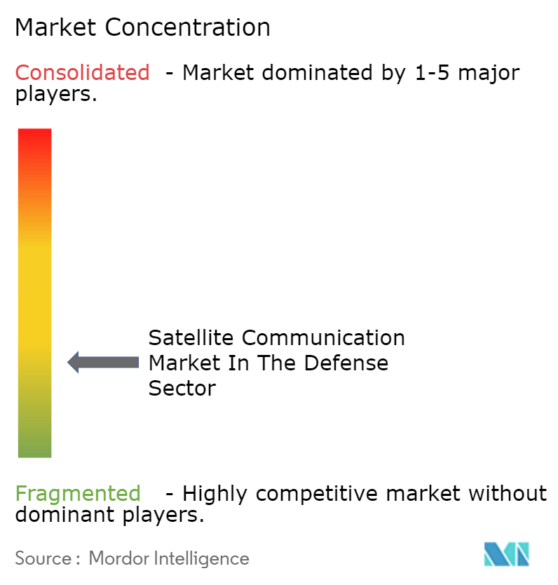Defense Sector Satellite Communication Market Concentration